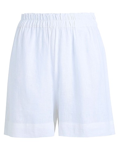 ONLY Shorts & Bermuda White 55% Linen, 45% Viscose