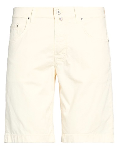 JACOB COHЁN Shorts & Bermuda Ivory 55% Cotton, 42% Lyocell, 3% Elastane