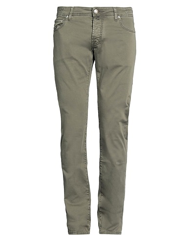 JACOB COHЁN 5-pocket Military green 97% Cotton, 3% Elastane
