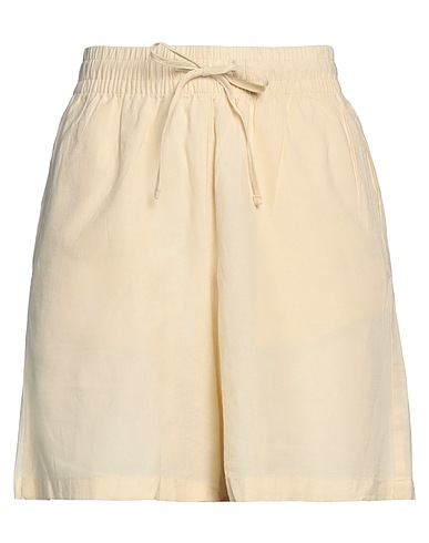 JJXX by JACK & JONES Shorts & Bermuda Ivory 74% Cotton, 26% Linen