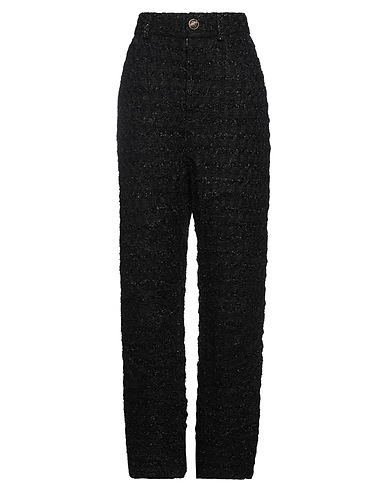 BALENCIAGA Pantalone Nero 26% Lana, 24% Poliammide, 24% Lana di alpaca, 16% Cotone, 10% Viscosa