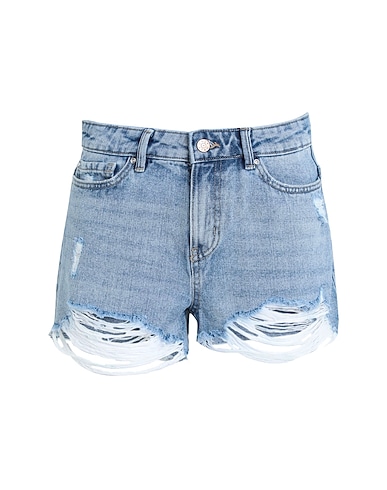 ONLY Denim shorts Blue 100% Cotton