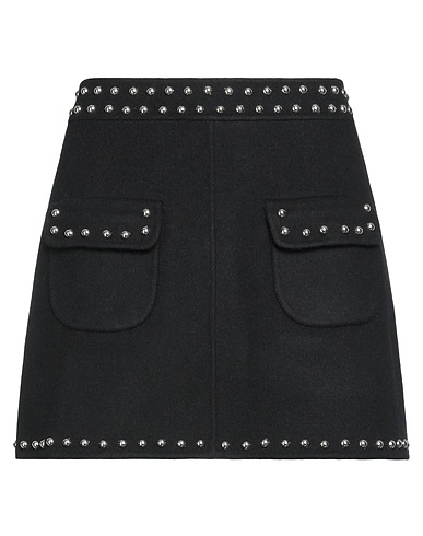 P.A.R.O.S.H. Mini skirt Black 100% Wool