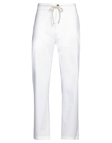 DEPARTMENT 5 Casual trouser White 97% Cotton, 3% Elastane