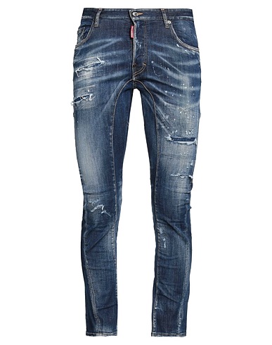 DSQUARED2 Denim trousers Blue 92% Cotton, 6% Elastomultiester, 2% Elastane