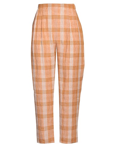 ANTONELLI Casual pants Camel 100% Linen