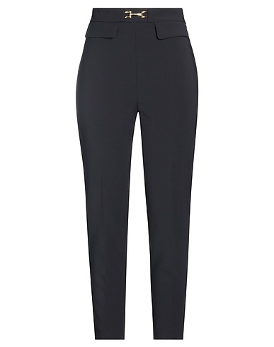 ELISABETTA FRANCHI Pantalon Noir 96% Polyester, 4% Élasthanne
