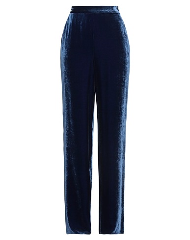 ETRO Casual trouser Blue 80% Viscose, 20% Silk