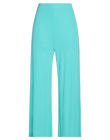 CLIPS MORE Casual trouser Turquoise 72% Viscose, 28% Polyester