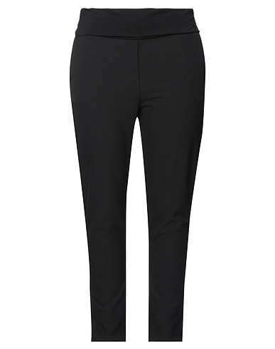 MANILA GRACE Pantalone Nero 96% Cotone, 4% Elastan