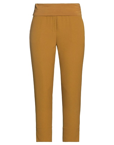 MANILA GRACE Casual trouser Military green 96% Cotton, 4% Elastane