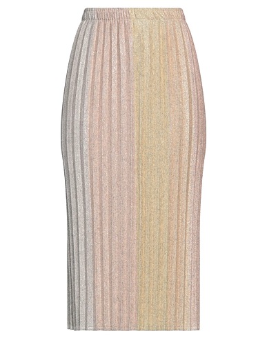 BLUE STARS Midi skirt Khaki 50% Synthetic fibers, 20% Wool, 15% Polyester, 10% Other Fibres, 5% Cashmere