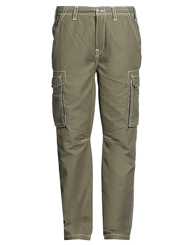 TRUE RELIGION Casual pants Military green 100% Cotton