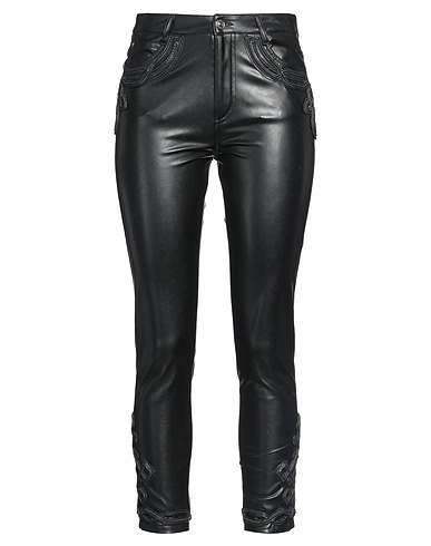 ERMANNO SCERVINO Casual trouser Black 100% Polyamide, Polyurethane resin