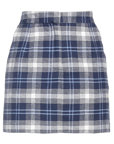 VICOLO Mini skirt Navy blue 100% Cotton