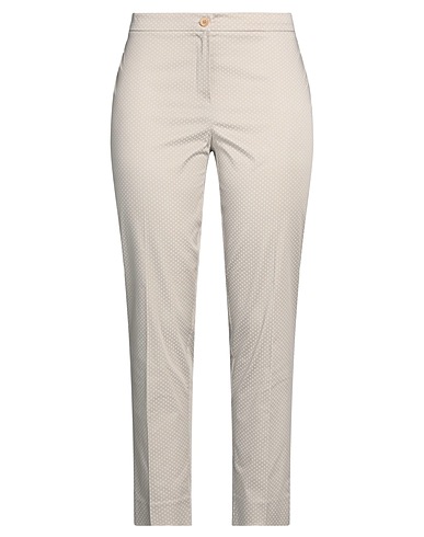 LES COPAINS Casual trouser Grey 98% Cotton, 2% Elastane