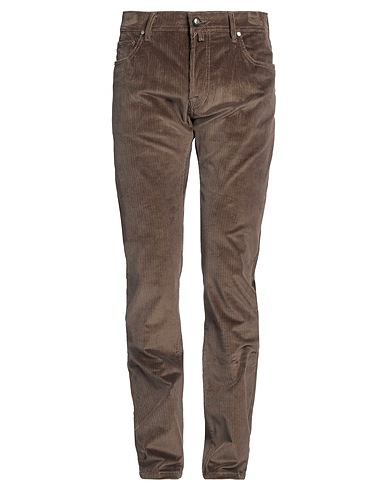 JACOB COHЁN Casual pants Khaki 99% Cotton, 1% Elastane