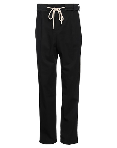 PALM ANGELS Pantalone Nero 100% Cotone, Poliestere