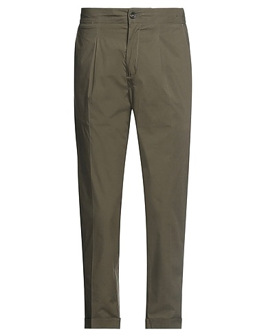 VANDOM Casual pants Military green 97% Cotton, 3% Elastane