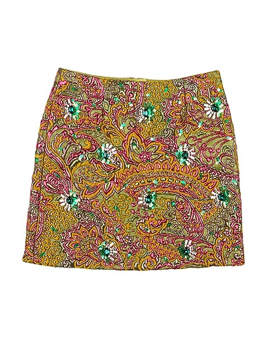 DOLCE&GABBANA Skirt Military green 62% Polyester, 18% Polyamide, 12% Metallic Polyester, 8% Acrylic, Glass