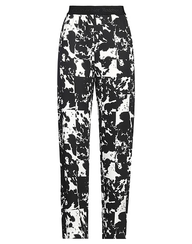 RODEBJER Pantalone Nero 97% Viscosa, 3% Elastan