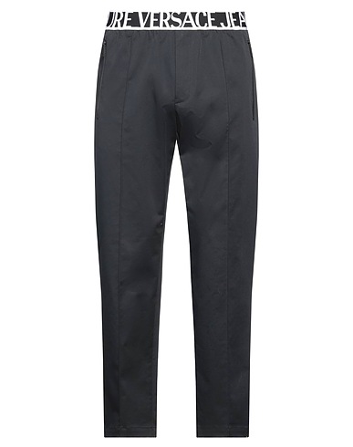 VERSACE JEANS COUTURE Casual pants Black 97% Cotton, 3% Elastane