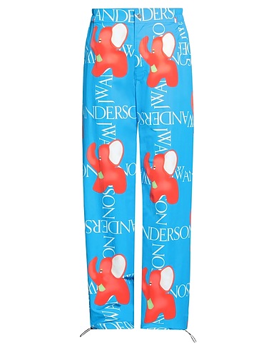 JW ANDERSON Casual trouser Azure 100% Nylon