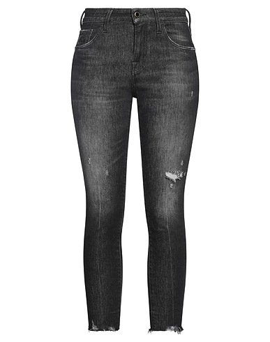 JACOB COHЁN Denim trousers Black 95% Cotton, 3% Elastomultiester, 2% Elastane