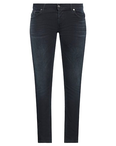 DONDUP Denim trousers Blue 90% Cotton, 8% Elastomultiester, 2% Elastane