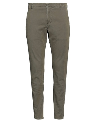 DONDUP Casual trouser Military green 99% Cotton, 1% Elastane