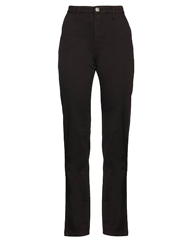 FEDERICA TOSI Casual trouser Dark brown 98% Cotton, 2% Elastane