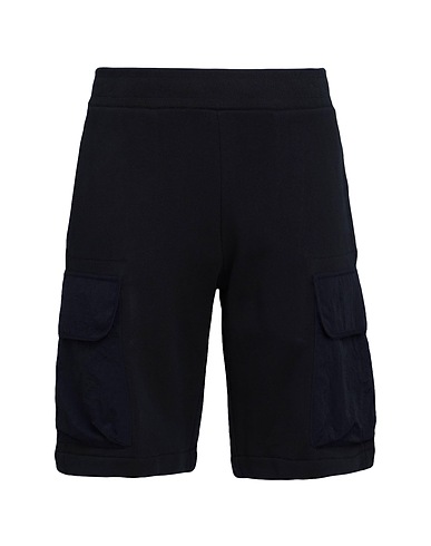 PS PAUL SMITH Shorts & Bermuda Midnight blue 100% Organic cotton, Nylon