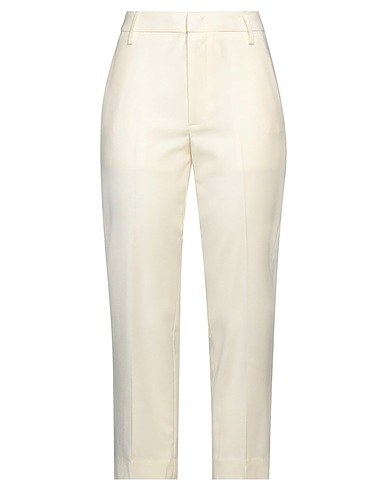 DONDUP Pantalone Avorio 99% Lana Vergine, 1% Elastan