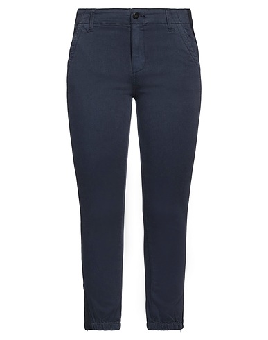 PAIGE Casual trouser Navy blue 57% Cotton, 34% Rayon, 9% Lycra®