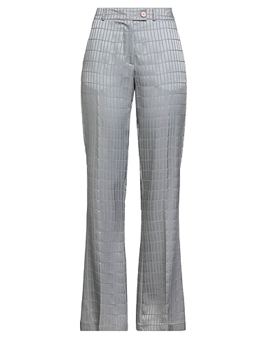 ALYSI Casual trouser Grey 40% Virgin Wool, 39% Acetate, 21% Viscose