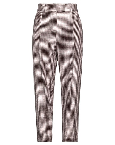 ALYSI Pantalone CRÈME Bordeaux 100% Lana Vergine