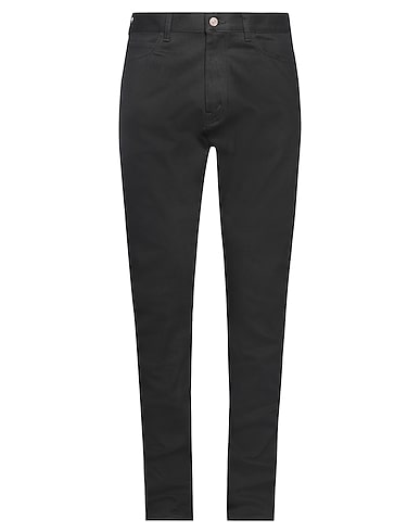 CELINE Denim trousers Black 98% Cotton, 2% Elastane
