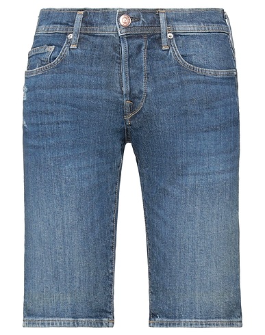 TRUE RELIGION Denim shorts Blue 74% Cotton, 13% Recycled cotton, 11% Polyester, 2% Elastane