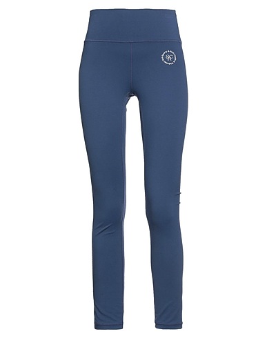 SPORTY & RICH Leggings Blue 82% Nylon, 18% Elastane