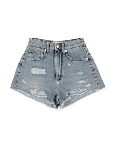 ERMANNO FIRENZE Denim shorts Blue 100% Cotton