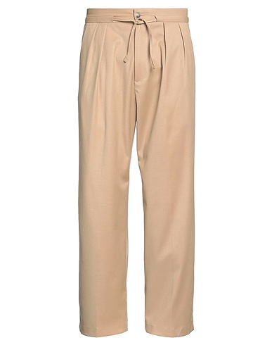 GAëLLE Paris Casual trouser Sand 64% Polyester, 35% Viscose, 1% Elastane