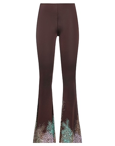 16ARLINGTON Casual trouser Chocolate brown 94% Polyester, 6% Elastane