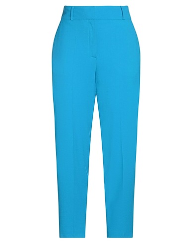 ALYSI Pantalone Azzurro 95% Lana Vergine, 5% Elastan