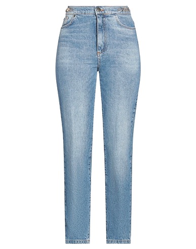 TWINSET Denim trousers Blue 100% Cotton