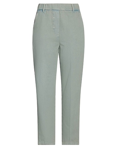 ALYSI Pantaloni jeans Verde militare 100% Cotone