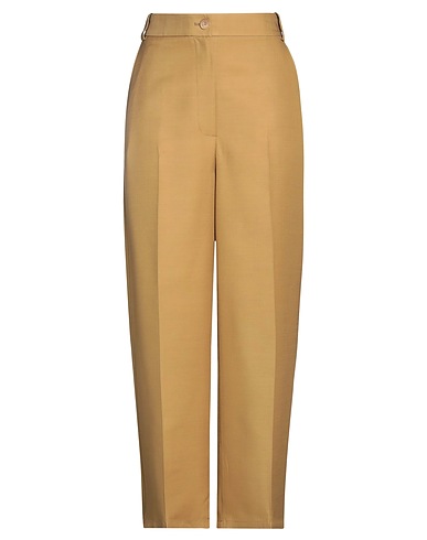 KHAITE Casual pants Khaki 52% Viscose, 48% Virgin Wool