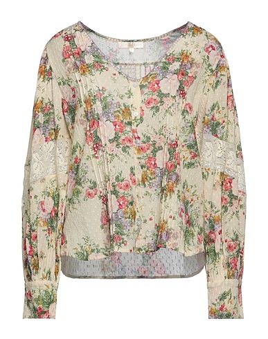 LOVESHACKFANCY Floral shirts & blouses Beige 100% Cotton