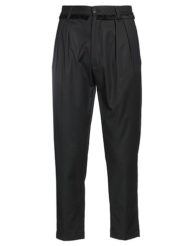 GAëLLE Paris Casual trouser Black 64% Polyester, 35% Viscose, 1% Elastane