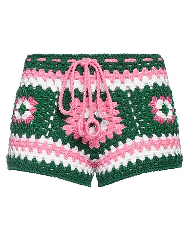 MATIMI Shorts & Bermuda Dark green 100% Cotton