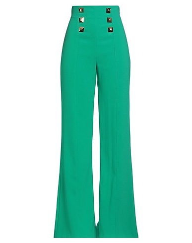 ELISABETTA FRANCHI Casual trouser Green 100% Polyester